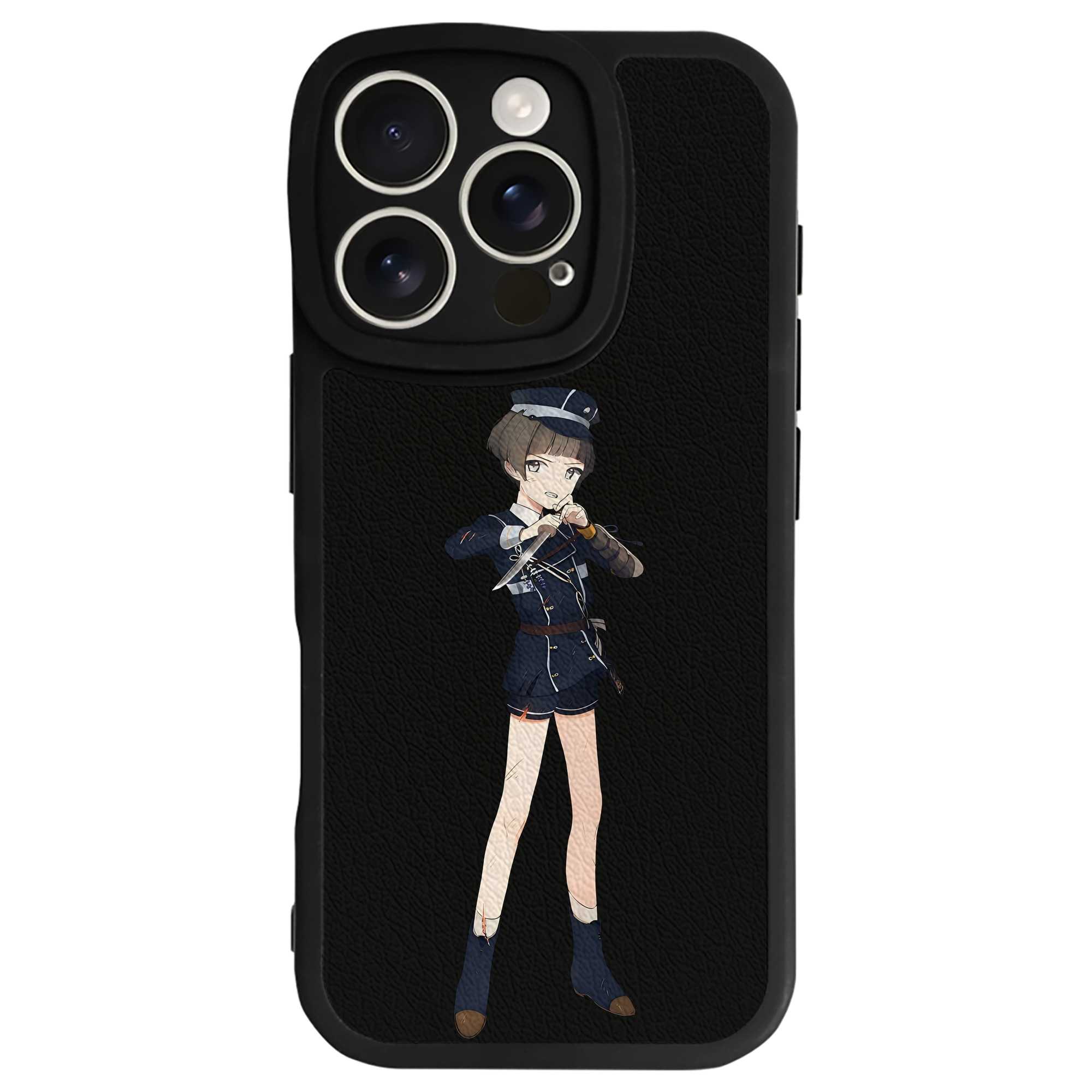 （画像用） 刀剣乱舞 Touken Ranbu 【iPhone 16シリーズ対応】シリコンスマホケース（レザー調） 材質：シリコン